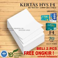 Gambar Kertas F4 70gr/ Kertas Hvs F4 70gsm FOLIO isi netto 1000gr (1kg) PROMO - F4 70GR dari Dexter Store2 undefined 1 Tokopedia