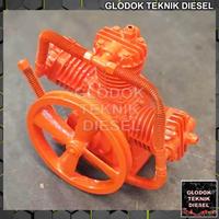 Gambar Shark Bare Air Compressor 5 HP Kepala Kompresor Head pump ORIGINAL dari Glodok Diesel undefined 3 Tokopedia