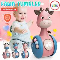 Gambar Mainan Edukasi Musikal Anak Bayi Motif Jerapah Goyang Bisa Bunyi Lucu - Biru dari Toko Papin undefined 2 Tokopedia