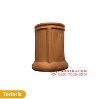 Gambar Nok Genteng Keramik Jatiwangi Tradisional Plentong Natural dari GUENTENG.COM undefined 1 Tokopedia