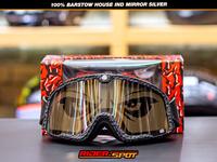 Gambar Kacamata Motocross 100% GOGGLES BARSTOW House Ind. Mirror Silver ORI dari Riderspot Official undefined 1 Tokopedia