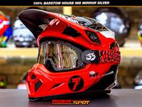 Gambar Kacamata Motocross 100% GOGGLES BARSTOW House Ind. Mirror Silver ORI dari Riderspot Official undefined 5 Tokopedia