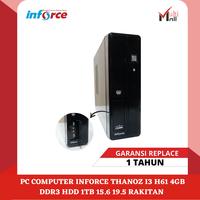 Gambar PC COMPUTER INFORCE THANOZ I3 H61 4GB DDR3 HDD 1TB 15.6 19.5 RAKITAN dari Multimall Surabaya undefined 2 Tokopedia