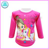 Gambar kaos anak cewek usia 3 tahun motif lengan panjang S M L XL grosir baju - XL dari Toko Salim Fashion undefined 3 Tokopedia