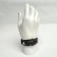 Gambar Gelang kulit asli leather cuff dark brown untuk gaya & ciri khas anda dari Sky Holic undefined 5 Tokopedia