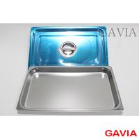 Gambar Panci Deep Fryer Kotak Stainless / Wajan Makanan GAVIA LS-7/8/9/10 - LS-9 53X33X10CM dari Sutomo Houseware undefined 2 Tokopedia
