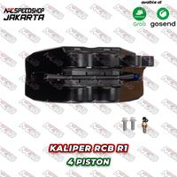 Gambar Kaliper RCB 4 Piston Tipe R1 Series Universal / Semua Motor 4P caliper - VARIAN dari Arcspeedshop Jakarta undefined 3 Tokopedia