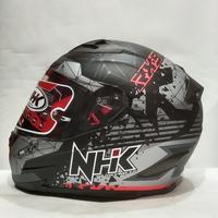 Gambar HELM NHK RX9 TOXIC BLACK SILVER DOFF HELM FULL FACE dari Ryan motor helmet undefined 1 Tokopedia