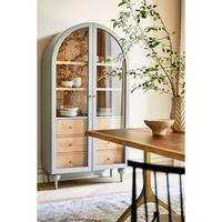 Gambar Lemari Pajangan Minimalis Modern Fern Display Cabinet Aesthetic dari JFD JEPARA undefined 5 Tokopedia