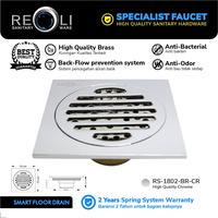 Gambar Floor Drain Strainer Saringan Got Kamar Mandi Anti Bau Chrome RS-1802 dari Reoli Sanitary Ware undefined 1 Tokopedia