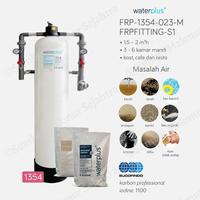 Gambar Filter Air Waterplus FRP 1354 Silica + Carbon Professional - Auto+Pasang dari Sumber Makmur Sejahtra undefined 1 Tokopedia