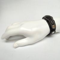 Gambar Gelang kulit asli leather cuff dark brown untuk gaya & ciri khas anda dari Sky Holic undefined 2 Tokopedia