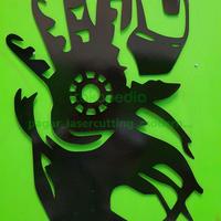 Gambar Lukisan dinding | Hiasan Dinding | Laser cutting | Metal | Ironman dari pagar_lasercutting_modern undefined 2 Tokopedia