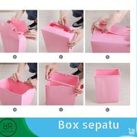 Gambar KOTAK SEPATU TRANSPARAN TEBAL SERBAGUNA SHOES BOX TEMPAT PENYIMPANAN - Hijau dari Cuanki Hegar Bandung undefined 5 Tokopedia