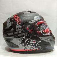 Gambar HELM NHK RX9 TOXIC BLACK SILVER DOFF HELM FULL FACE dari Ryan motor helmet undefined 3 Tokopedia
