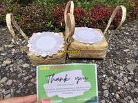 Gambar Besek Jinjing Bambu - Besek Jinjing Warna - Besek Jinjing 18x18 - polos, 18x18 dari terashijau12 undefined 5 Tokopedia