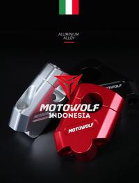 Gambar Raiser Stang Motor Universal CNC Alumunium Motowolf MDL 3517 - 22mm, Merah dari MOTOWOLF CIBINONG undefined 3 Tokopedia