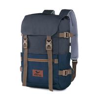 Gambar Tas Ransel Daypack Cowok Distro Casual Tas Sekolah Kerja Pria Keren - Abu Navy dari TQSTORE9 undefined 3 Tokopedia
