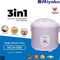 Gambar Magicom/Rice Cooker/ Penanak Nasi Miyako SCM-509 - Packing Plastik dari MANDIRI ELEKTRIK TSM undefined 1 Tokopedia