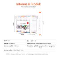 Gambar Deli spidol 24warna dengan ujung Tip ganda Desain profesional 70801-24 dari Deli Stationery Indonesia undefined 3 Tokopedia