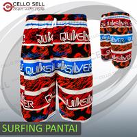 Gambar Celana Pendek santai pria/celana surfing/celana hawai - Merah dari CelloSell undefined 4 Tokopedia