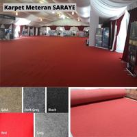 Gambar Karpet Lantai Meteran Pameran Bazar MESJID PANGGUNG Wedding 10x200 CM - SARAYE CREAM dari Martha Karpet Indonesia undefined 1 Tokopedia