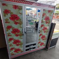 Gambar Lemari aluminium Baju + laci 3 pintu dari Ng_shop~ undefined 1 Tokopedia