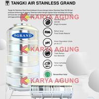 Gambar Tandon / Tangki Air Tedmond GRAND Stainless 2000L (TSV 2500) 2 Kubik dari Karya Agung Sulawesi undefined 2 Tokopedia