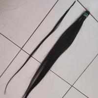 Gambar Rambut Sambung Asli / Hair Extension 30cm / pcs Natural dari Bulu Mata Hafizah undefined 3 Tokopedia