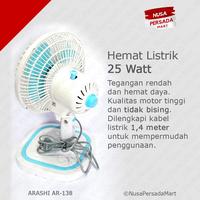 Gambar Arashi General Fan AR 138 Kipas Angin Duduk Meja Deskfan 8 Inchi dari Nusa Persada Mart undefined 2 Tokopedia