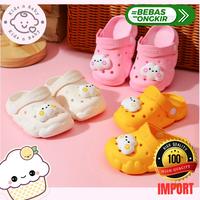 Gambar Sandal Crocs Baim Anak Cewek dan Cowok Cute Cloudy Import Anti Slip - Ungu, 29-30 dari KidsnBaby undefined 1 Tokopedia