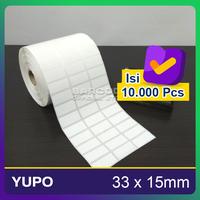 Gambar Kertas Label Sticker Barcode 33 x 15 - 33x15mm Tahan Panas Anti Air dari Barcode Store Solutions undefined 1 Tokopedia