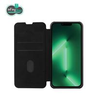 Gambar APPLE IPHONE 14 PRO (6.1)-NILLKIN QIN PRO LEATHER CASE (PLAIN & CLOTH) - Classical Black dari Infinyshopid undefined 2 Tokopedia
