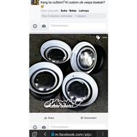 Gambar velg custom dop moon r 13 moonwhell dari idamanmart1 undefined 4 Tokopedia