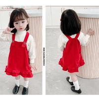 Gambar WK SETELAN IMPORT OVERALL DRESS MERAH BAJU NATAL IMLEK ANAK PEREMPUAN - Hitam, 1 - 2 tahun dari warungkim undefined 4 Tokopedia