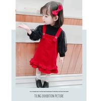 Gambar WK SETELAN IMPORT OVERALL DRESS MERAH BAJU NATAL IMLEK ANAK PEREMPUAN - Hitam, 1 - 2 tahun dari warungkim undefined 2 Tokopedia