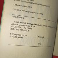 Gambar novel Raditya dika koala kumal dari Dinara jaya undefined 3 Tokopedia