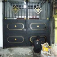 Gambar pintu pagar besi model kupu-kupu dari King Jaya Steel undefined 1 Tokopedia