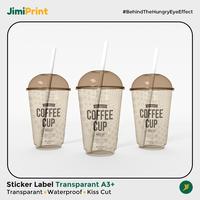 Gambar CETAK STICKER TRANSPARANT A3 CUTTING dari Jimi Print undefined 4 Tokopedia