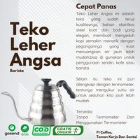 Gambar Kettle / Teko Leher Angsa Barista Kopi Berkualitas - Non Termometer - Thermometer dari F1 Coffee Store undefined 3 Tokopedia
