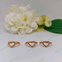 Gambar Cincin Anak perempuan perhiasan lapis emas 18 Love permata kecil dari BTJ shop undefined 3 Tokopedia