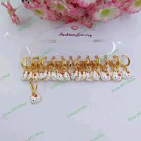 Gambar Anting Anak perempuan Lapis Emas karakter hello Kitty dari BTJ shop undefined 2 Tokopedia