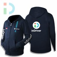 Gambar JAKET HODDIE INDRIVER FLECE / GRATIS TAMBAH SABLON NAMA DI DADA - abu tua, L dari ONFACT STORE_NEW undefined 2 Tokopedia
