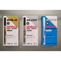 Gambar Spidol Snowman Paint Marker Permanent FINE TIP FSP/FGP/EFWP-12 - GOLD dari MitraPersada undefined 1 Tokopedia