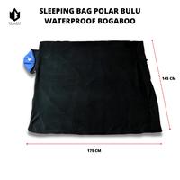 Gambar Sleeping Bag Polar Bulu Summit Series - Kantong Tidur - Sleping Bag - Hitam dari dzakiroutdoor undefined 4 Tokopedia