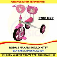 Gambar Sepeda Anak Roda 3 (Tiga) Tricycle Nakami Hello Kitty Ban Karet Murah dari Toko Sepeda Jessica undefined 1 Tokopedia