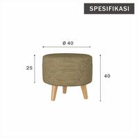 Gambar Sofa Retro Scandinavian 2 Dudukan Seater 2 kursi stool - Nevada Series - MYSTIC dari Citra furniture undefined 5 Tokopedia