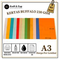 Gambar Kertas Buffalo A3 isi Per lembar / Kertas Karton Buffalo A3 - Putih dari Prabu Paperindo undefined 1 Tokopedia