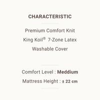Gambar King Koil Latex Bed Kasur Springbed Viscountess Mattress Only - 100 x 200 cm dari Luxury House undefined 2 Tokopedia