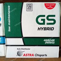 Gambar ORIGINAL Aki GS ASTRA HYBRID NS60 NS60L NS60LS SERIES 12V 45AH - NS60LS dari Pribumi Jaya 1 undefined 4 Tokopedia